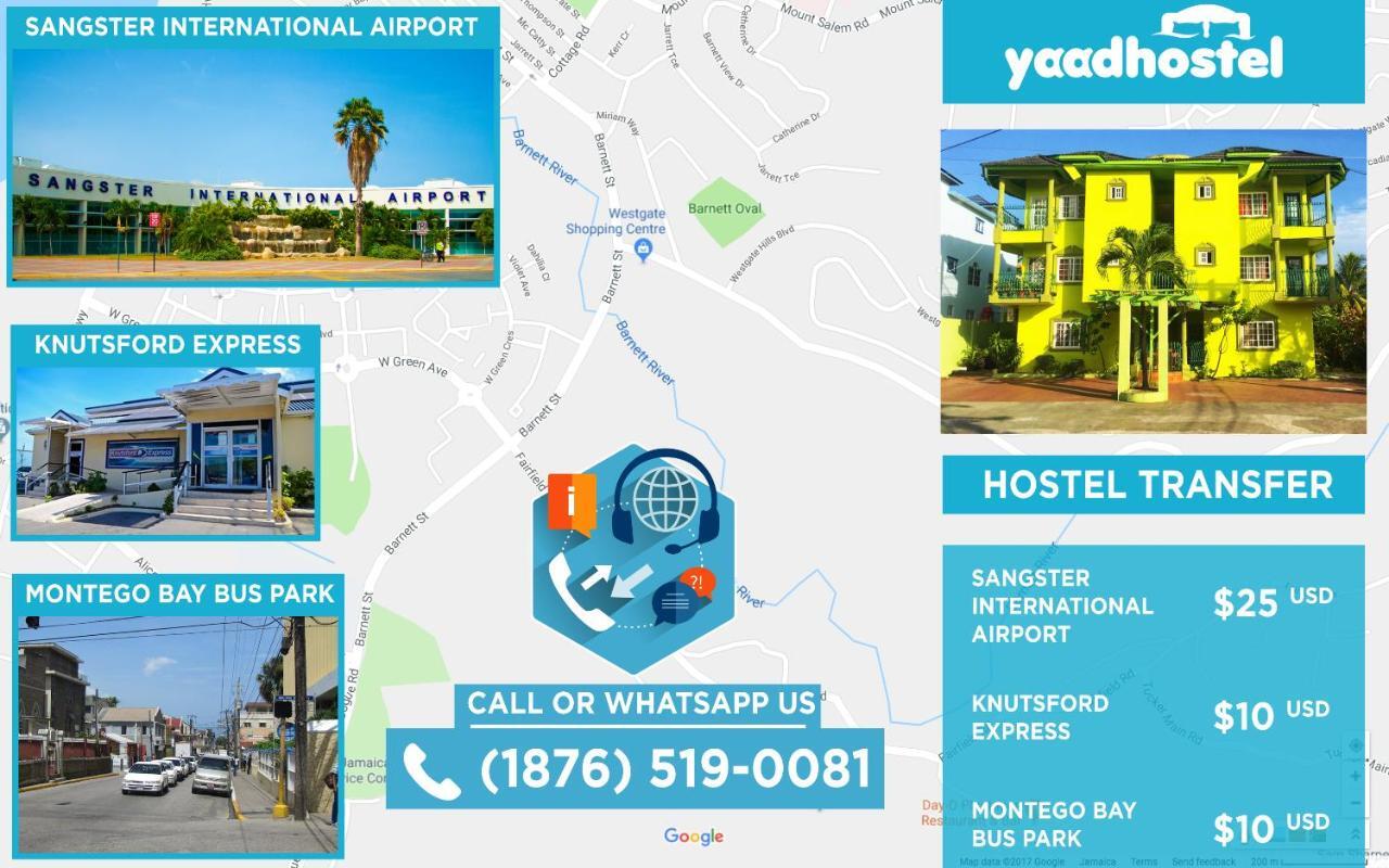 مونتيغو باي Yaad Hostel المظهر الخارجي الصورة